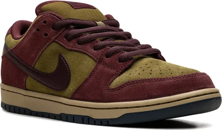 SB Dunk Low "Burgundy Crush/Olive Flak" sneakers - Image 2