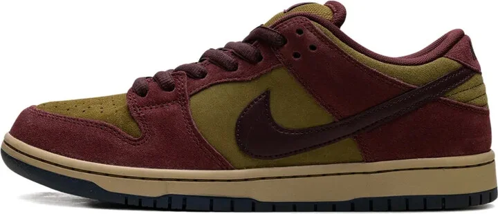 SB Dunk Low "Burgundy Crush/Olive Flak" sneakers - Image 4