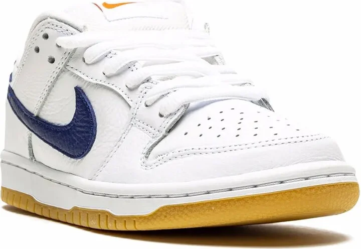 SB Dunk Low Pro ISO Orange Label "White/Navy" sneakers - Image 2