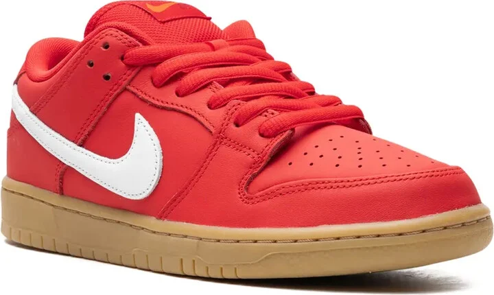 SB Dunk Low Pro "University Red/Gum" sneakers - Image 2