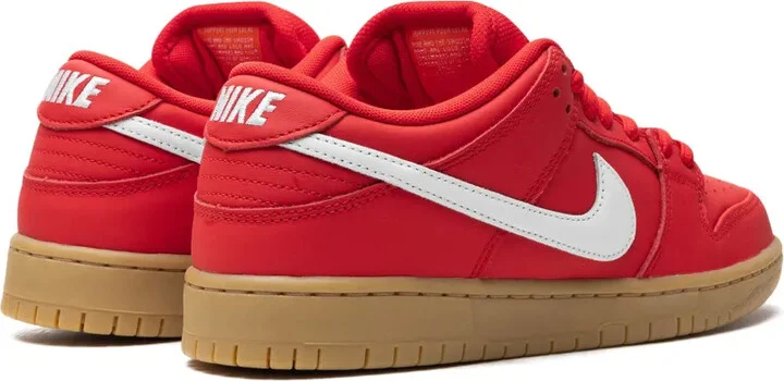 SB Dunk Low Pro "University Red/Gum" sneakers - Image 3