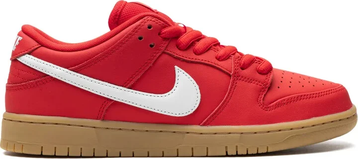 SB Dunk Low Pro "University Red/Gum" sneakers