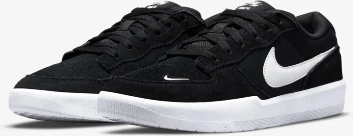 SB Force 58 CZ2959-001 Sneakers Men's US 7.5 Black Suede Skateboard Shoes
