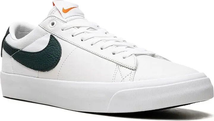 SB Zoom Blazer Low GT "Orange Label/White/Pro Green" sneakers - Image 2
