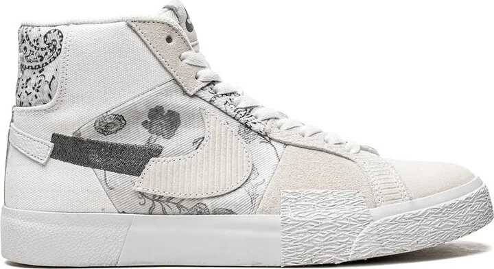 SB Zoom Blazer Mid Edge "Floral White/Grey" sneakers