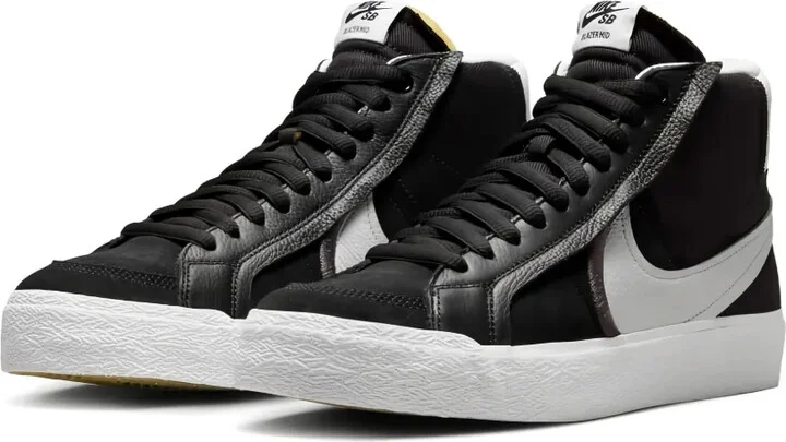 SB Zoom Blazer Mid Premium Plus "Black White" sneakers - Image 2
