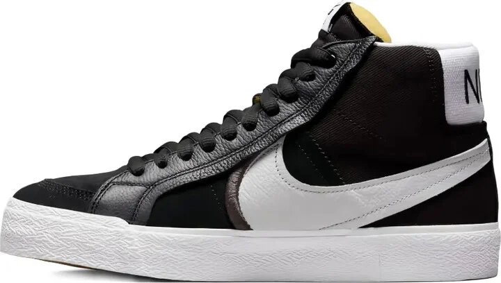 SB Zoom Blazer Mid Premium Plus "Black White" sneakers - Image 3
