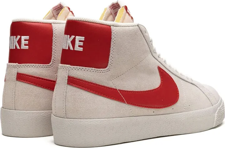 SB Zoom Blazer Mid "Summmit White/University Red" sneakers - Image 3