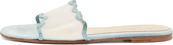 Scalloped Crystal Slides