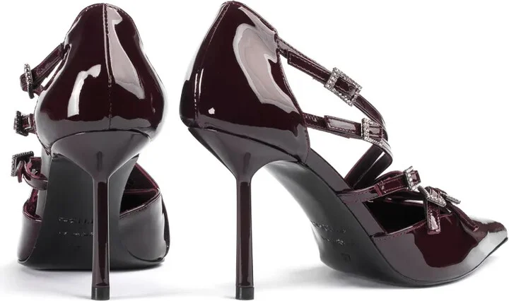 Scarlet 100mm leather pumps - Image 3