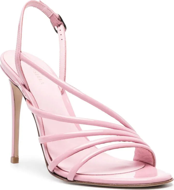 Scarlet 105mm leather sandals - Image 2