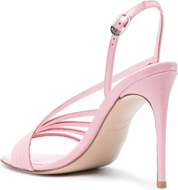 Scarlet 105mm leather sandals - Image 3