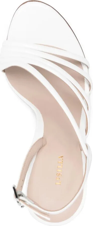 Scarlet 105mm leather sandals - Image 4