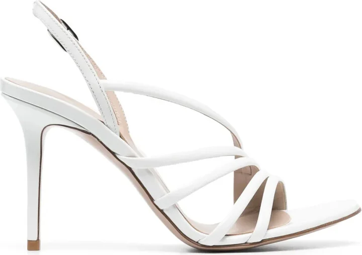 Scarlet 105mm leather sandals