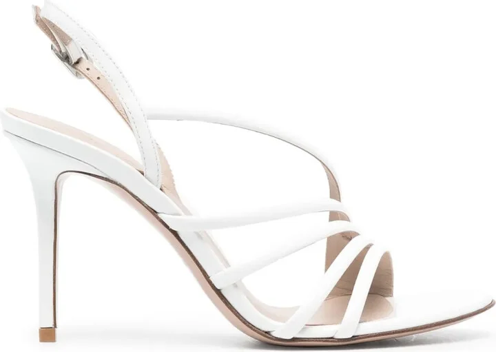 Scarlet 105mm leather sandals