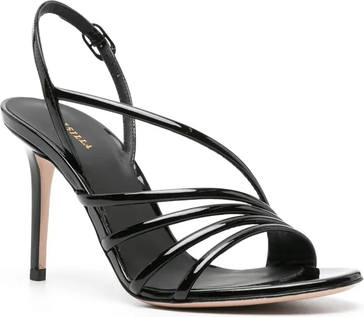 Scarlet 105mm patent-leather sandals - Image 2