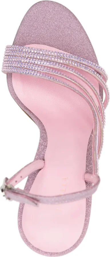 Scarlet 105mm rhinestone-embellished sandals - Image 4