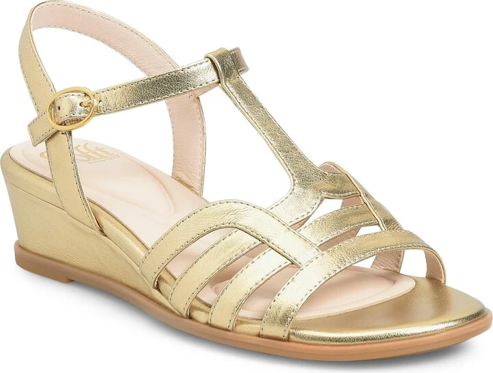 Scarlet Ankle Strap Wedge Sandal