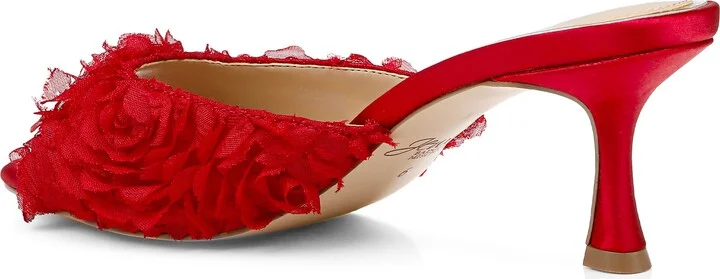 Scarlet Mesh Flower Sandal - Image 2