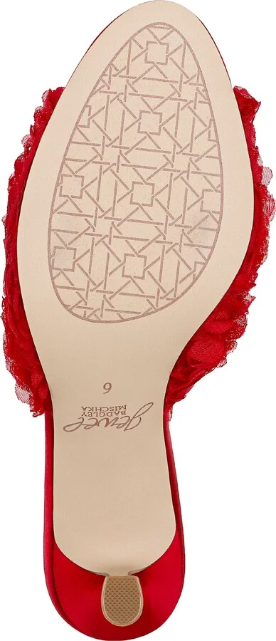 Scarlet Mesh Flower Sandal - Image 6