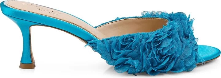 Scarlet Mesh Flower Sandal - Image 10