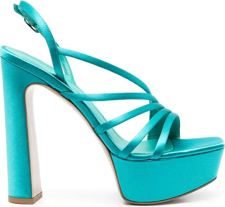 Scarlet strappy sandals