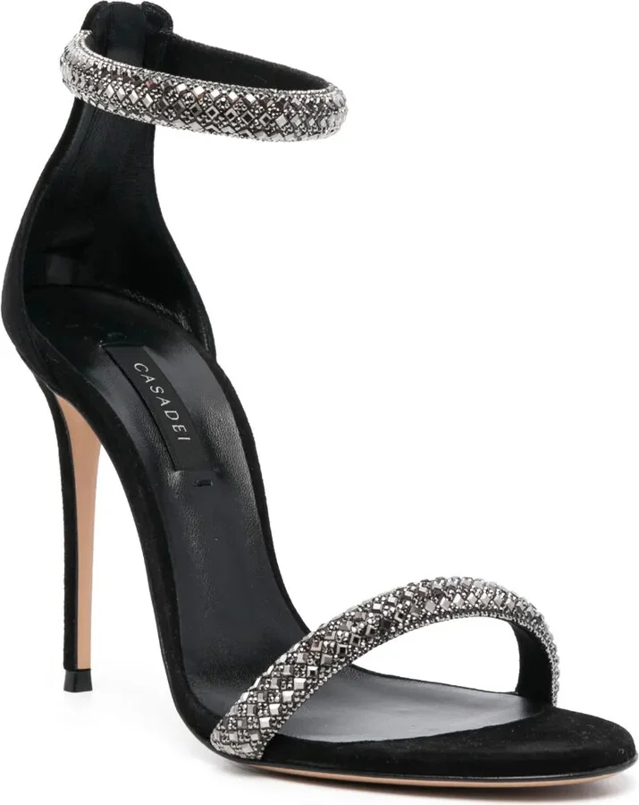 Scarlet Stratosphere 100mm crystal-embellished sandals - Image 2