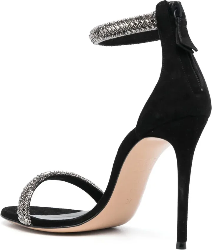 Scarlet Stratosphere 100mm crystal-embellished sandals - Image 3