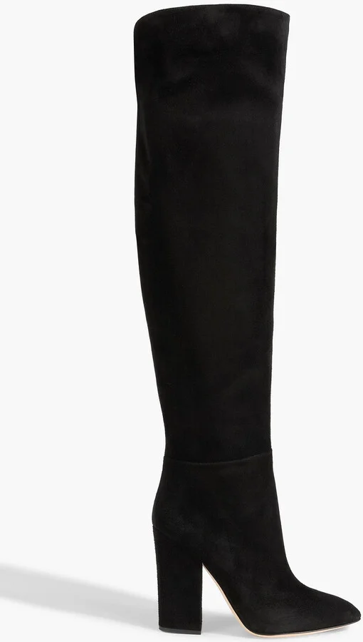 Scarlett 105 suede over-the-knee boots