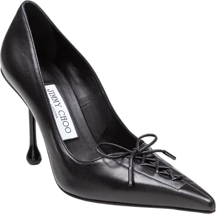 Scarlett 95 Decollete' In Nappa Color Black - Image 2