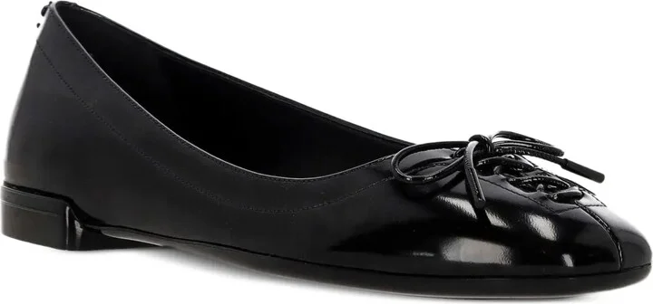 Scarlett bow-detail ballet flats