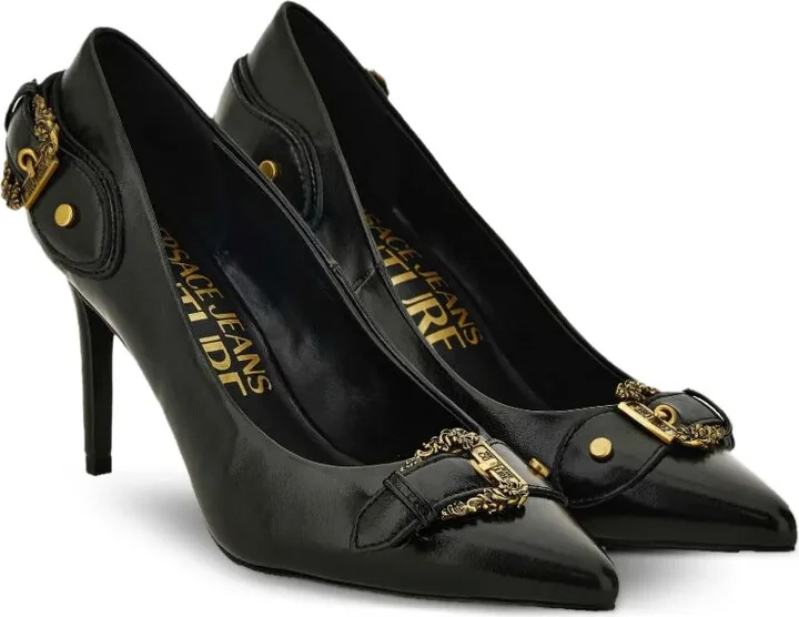 Scarlett buckle-detail pointed-toe pumps - Image 2
