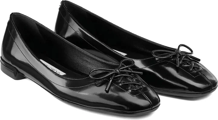 Scarlett lace-up bow ballerina flats - Image 2