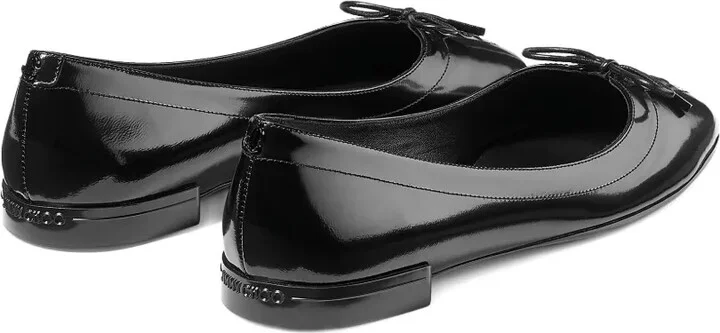Scarlett lace-up bow ballerina flats - Image 3