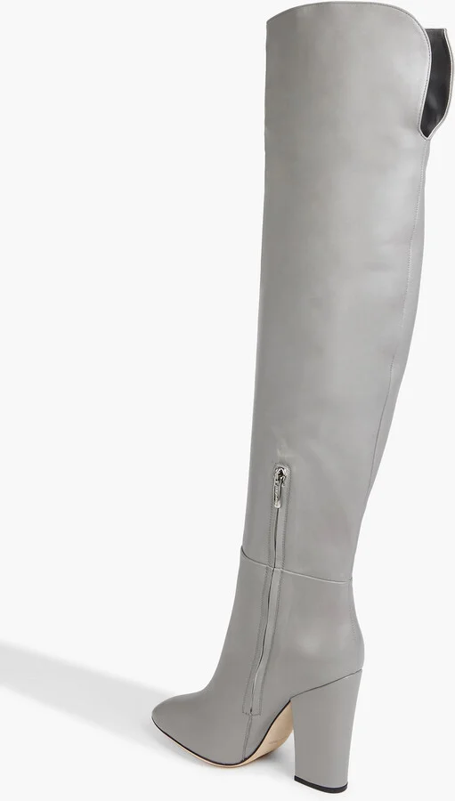 Scarlett leather over-the-knee boots - Image 3