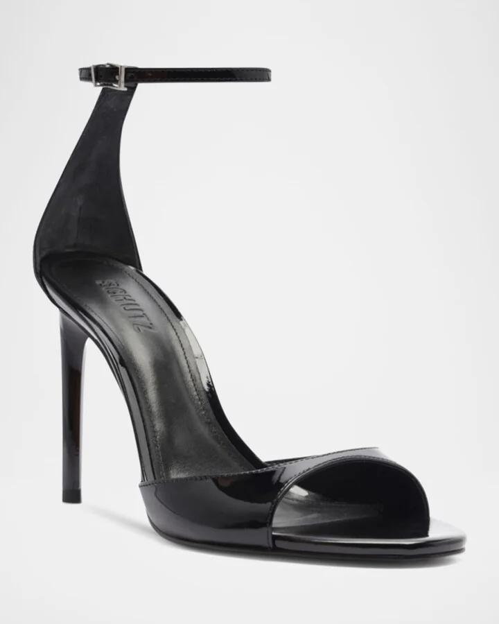 Scarlett Patent Leather Stiletto Sandals - Image 3