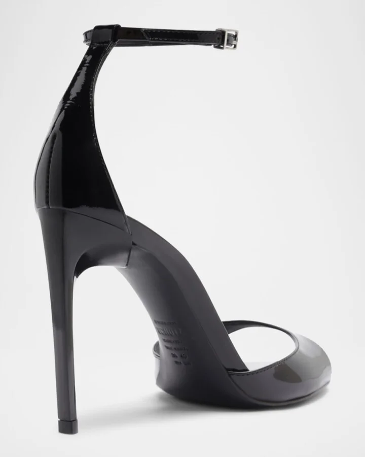Scarlett Patent Leather Stiletto Sandals - Image 4