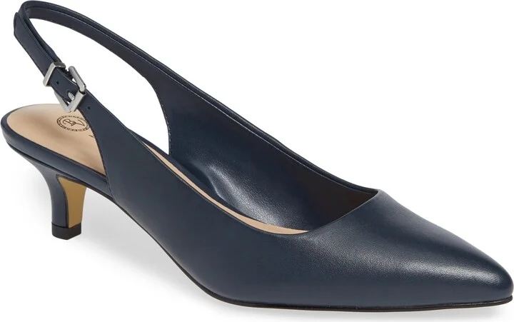 Scarlette Kitten Heel Slingback Pump