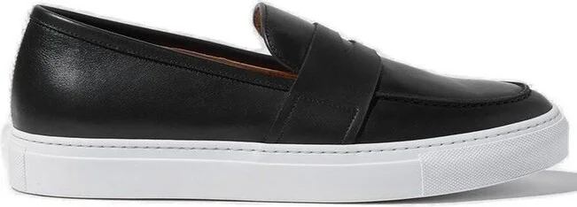 Scarosso Alberto Round-Toe Penny Sneakers