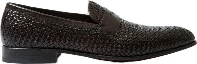 Scarosso Andrea Almond Toe Woven Loafers