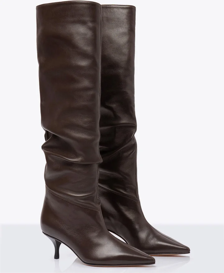 Scarosso Barbara High Boots - Woman Boots Brown Eu - 35 - Image 3