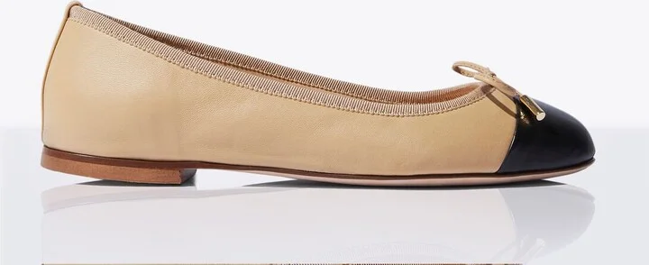 Scarosso Carla Ballerina Flats - Woman Flats Beige Eu - 37