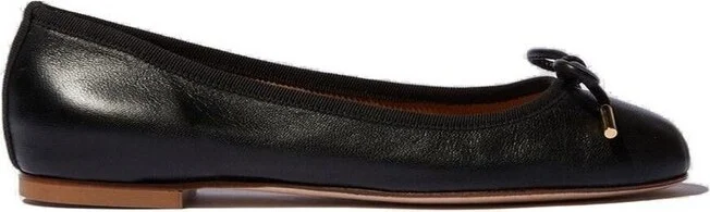 Scarosso Carla Bow-Detailed Ballerina Shoes