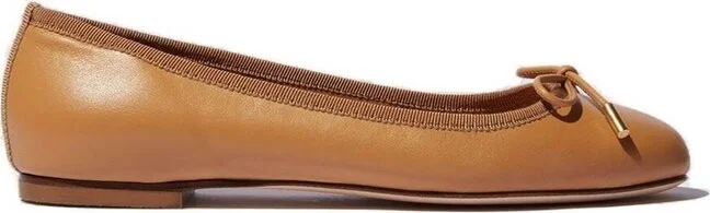 Scarosso Carla Bow-Detailed Ballerina Shoes