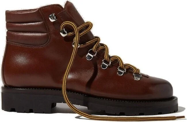 Scarosso Catherine Round-Toe Lace-Up Boots