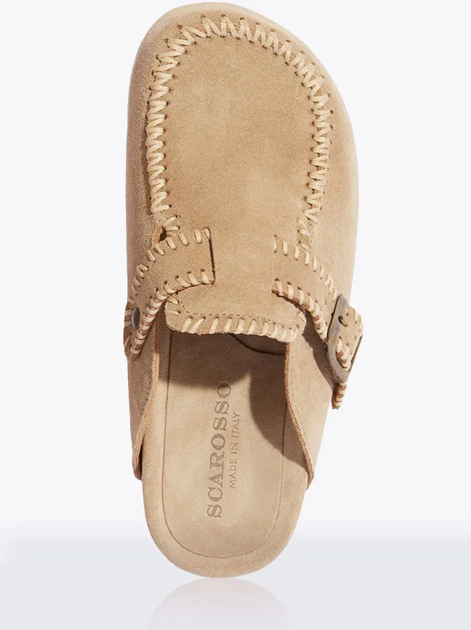 Scarosso Cheyenne Suede Mules - Woman Mules Beige Eu - 42 - Image 4