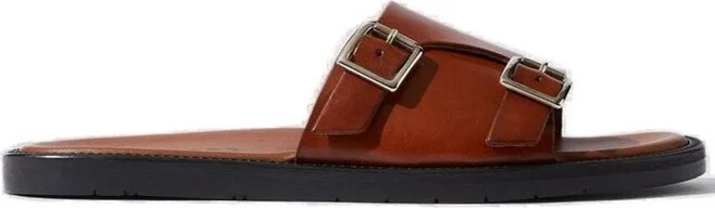 Scarosso Constantino Buckled Slip-On Sandals