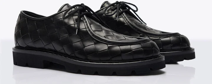 Scarosso Damiano Woven Lace-up Shoes - Man Lace Ups Black Eu - 45 - Image 3
