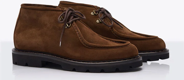 Scarosso Doriano Suede Lace-up Shoes - Man Lace Ups Brown Eu - 41 - Image 3