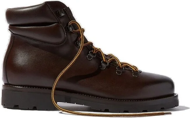 Scarosso Edmund Almond Toe Lace-Up Boots